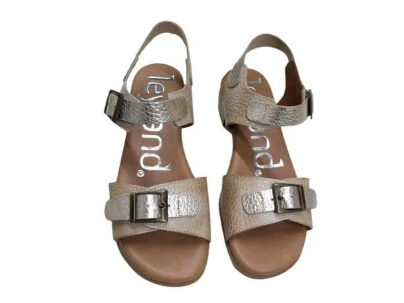 SANDALIA DE TACÓN EN PIEL LEYLAND BEIGE 5605