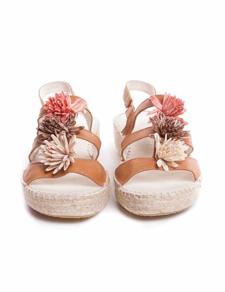 sandalia juncal aguirre esparto con flores