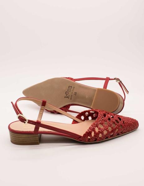 Sandalia Kess 21548 red trenzado de mujer.