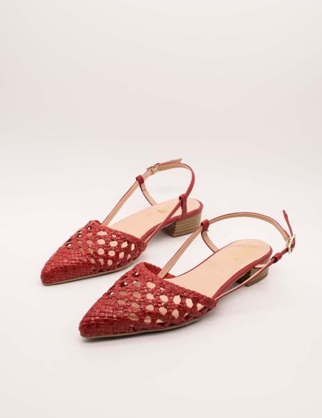 Sandalia Kess 21548 red trenzado de mujer.