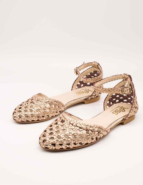 Sandalia Kess 22788 Trenzado Foil Humo de Mujer