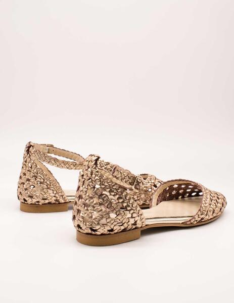 Sandalia Kess 22788 Trenzado Foil Humo de Mujer