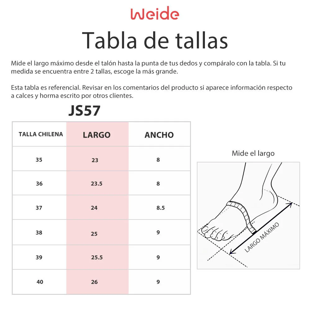 Sandalia Plana Plateado Casual Js57 Weide