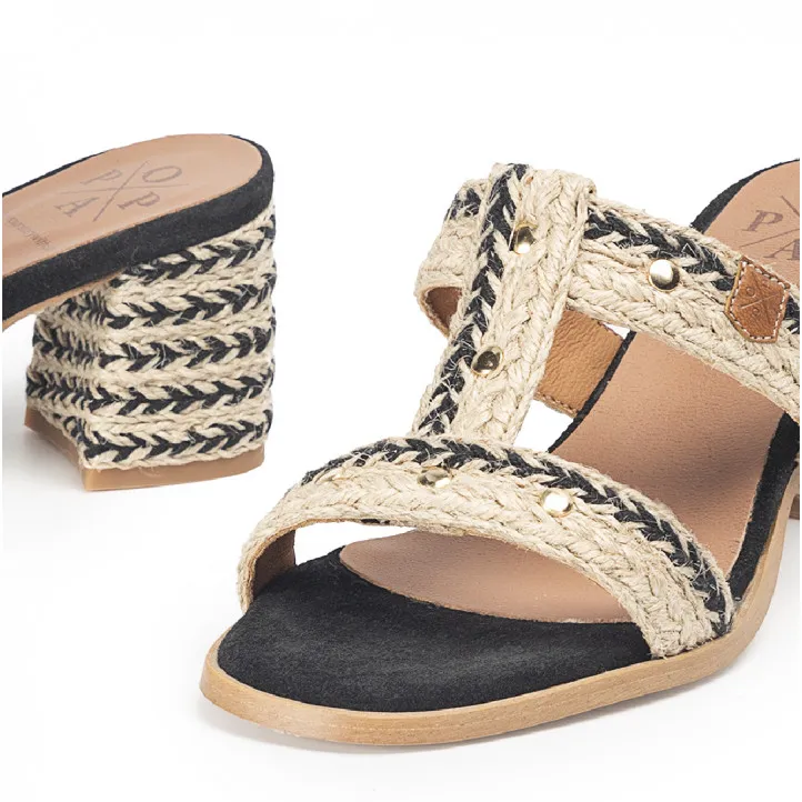 SANDALIA TACON BAEZA TH SALEM NEGRO POPA