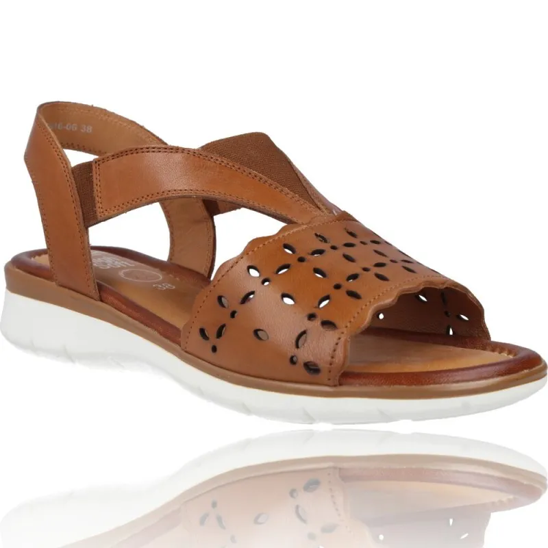 SANDALIAS CASUAL DE PIEL PARA MUJERES DE ARA SHOES 1223616 KRETA