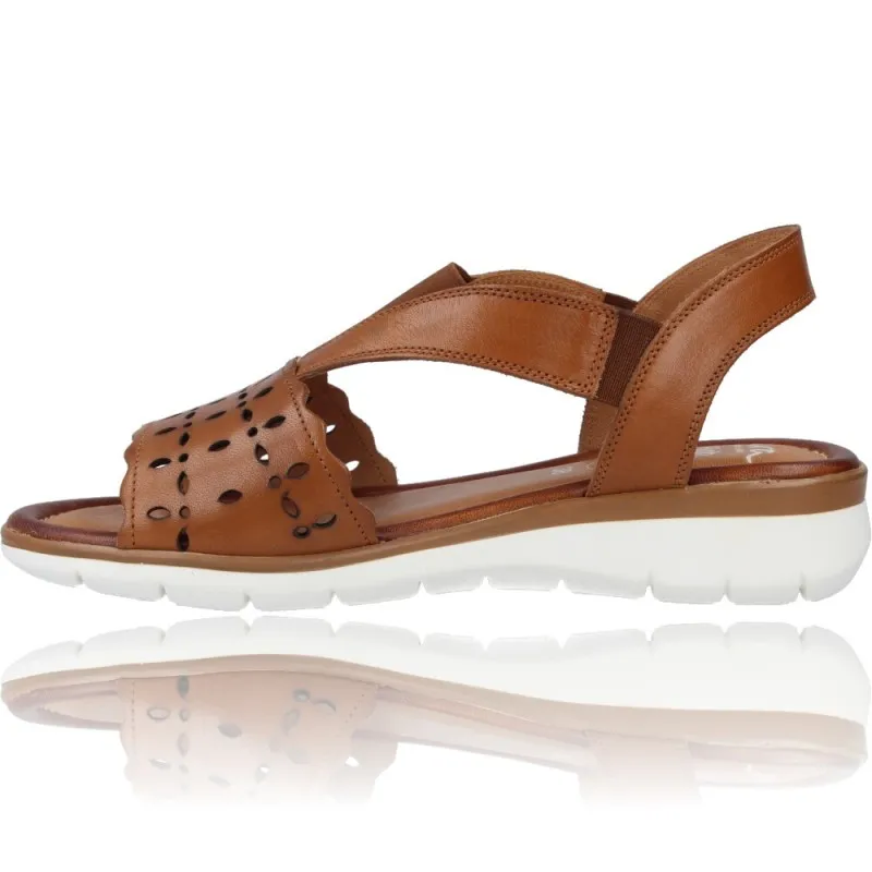 SANDALIAS CASUAL DE PIEL PARA MUJERES DE ARA SHOES 1223616 KRETA