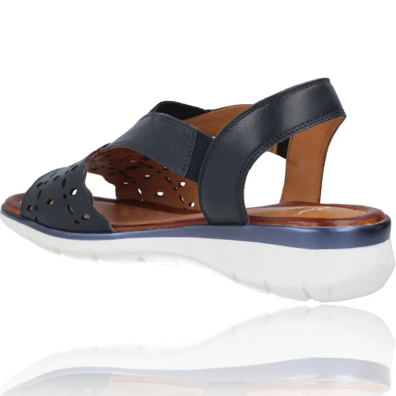 SANDALIAS CASUAL DE PIEL PARA MUJERES DE ARA SHOES 1223616 KRETA
