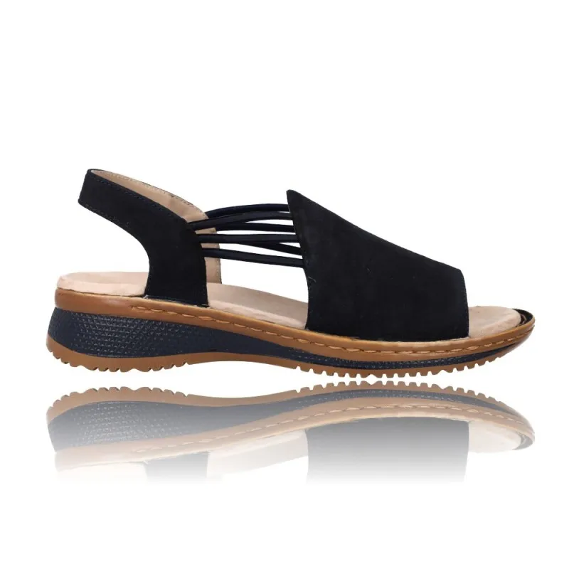 SANDALIAS CON CUñA PARA MUJER DE ARA SHOES 1229005 DISEñO CóMODO Y ELEGANTE