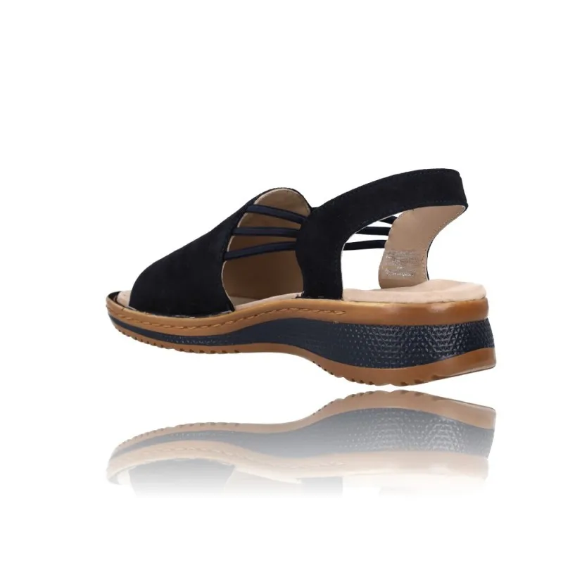 SANDALIAS CON CUñA PARA MUJER DE ARA SHOES 1229005 DISEñO CóMODO Y ELEGANTE