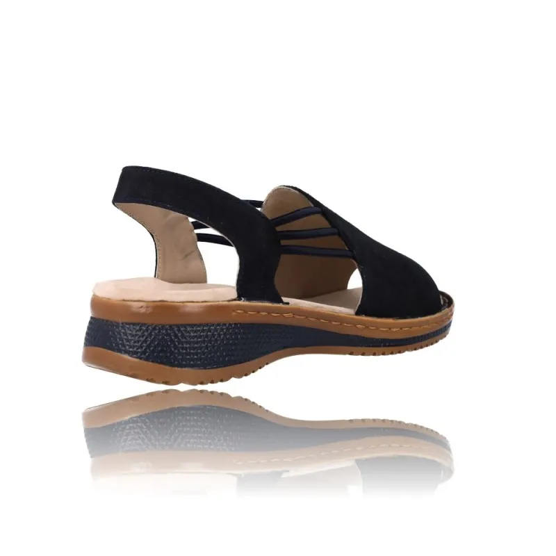 SANDALIAS CON CUñA PARA MUJER DE ARA SHOES 1229005 DISEñO CóMODO Y ELEGANTE