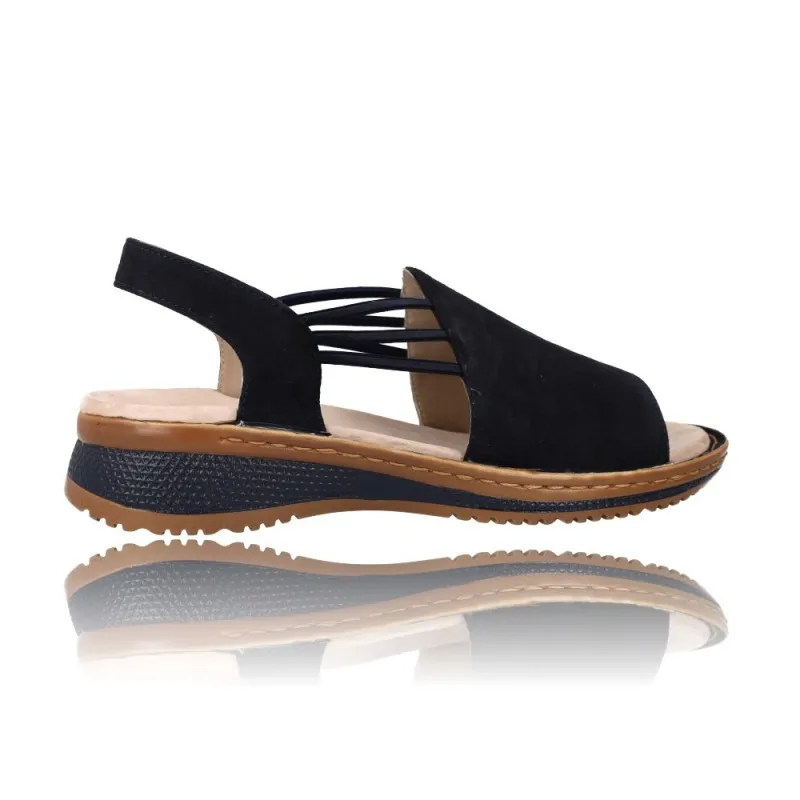 SANDALIAS CON CUñA PARA MUJER DE ARA SHOES 1229005 DISEñO CóMODO Y ELEGANTE