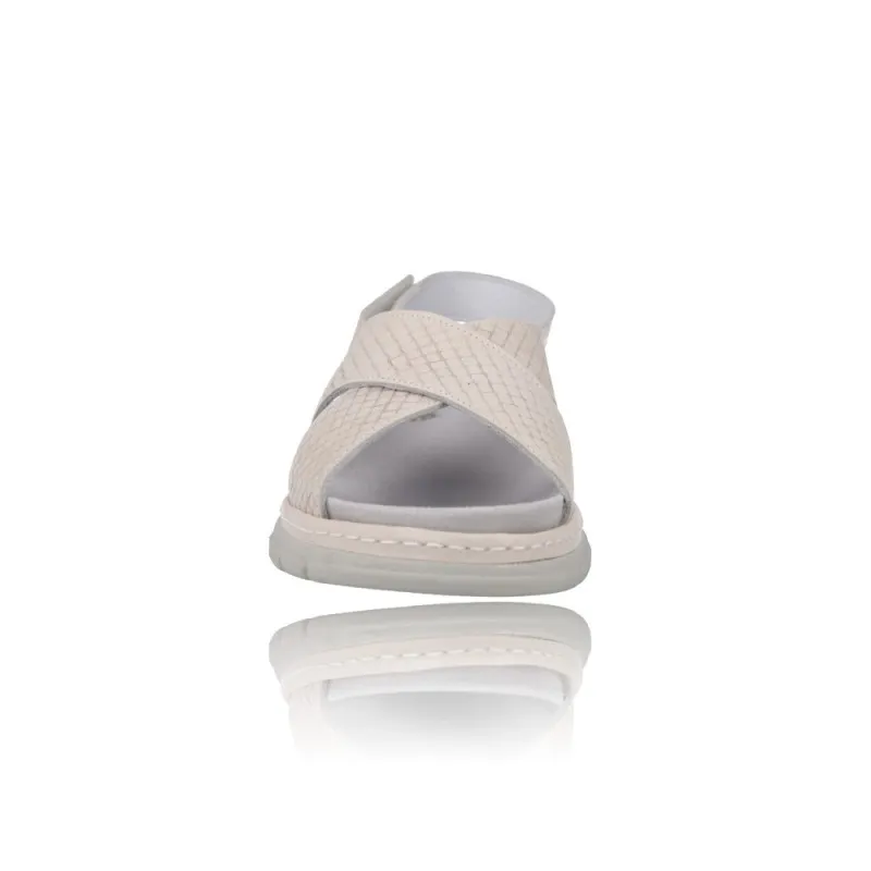 SANDALIAS CON CUñA PARA MUJER SUAVE 3355  PLANTILLA EXTRAíBLE