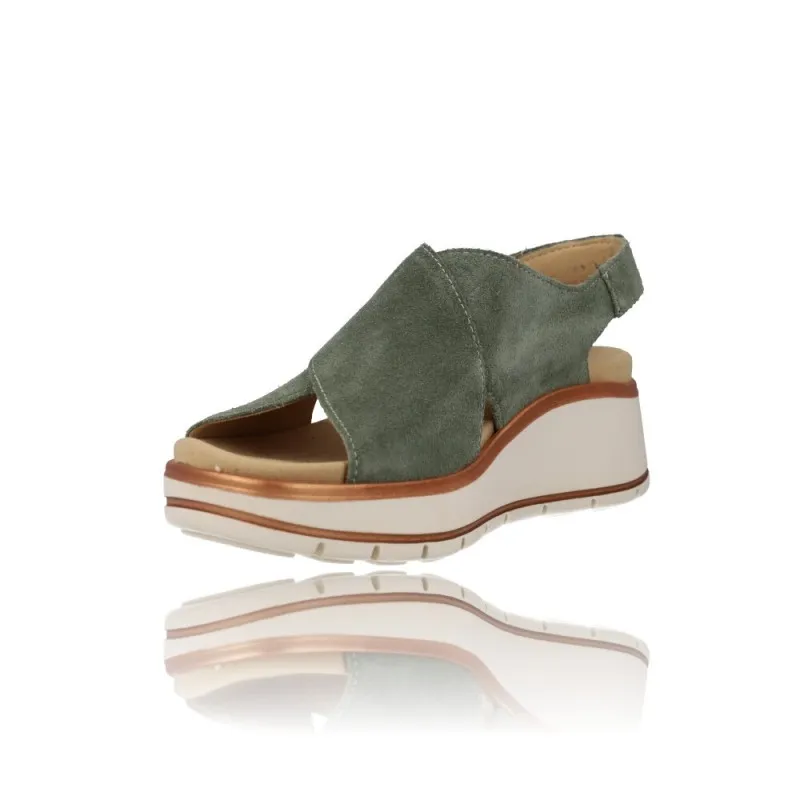 SANDALIAS CON CUñA Y TIRAS CRUZADAS PARA MUJER DE ARA SHOES 1242404