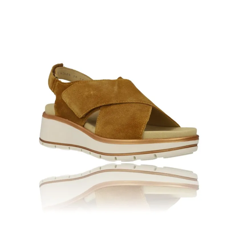 SANDALIAS CON CUñA Y TIRAS CRUZADAS PARA MUJER DE ARA SHOES 1242404