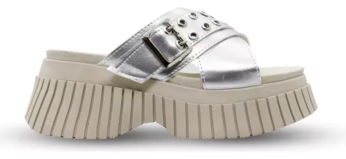 SANDALIAS DE DAMA VERANO PLATAFORMA MODA ECO CUERO ART800