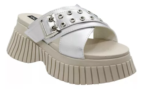 SANDALIAS DE DAMA VERANO PLATAFORMA MODA ECO CUERO ART800