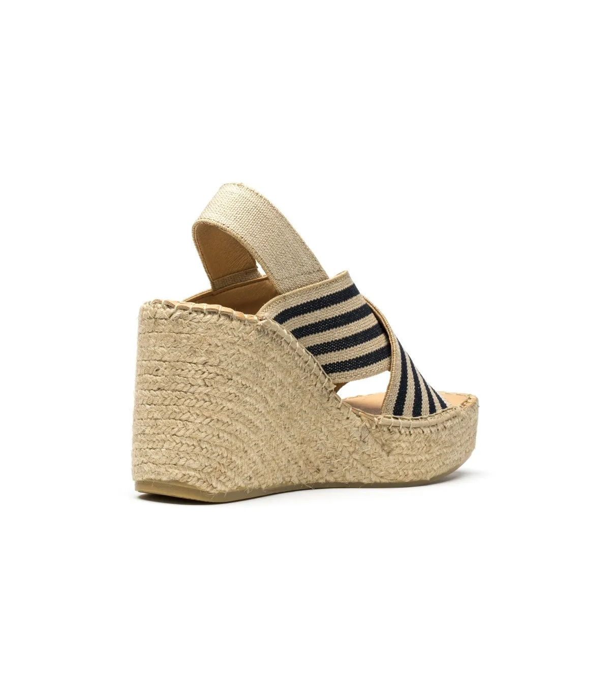Sandalias de tiras cruzadas en color azul