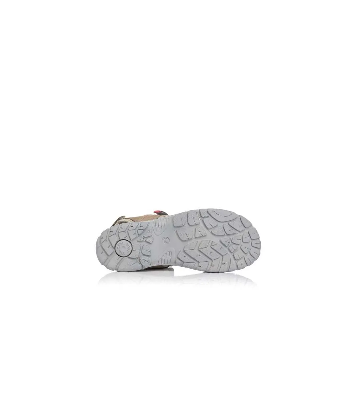 Sandalias en color taupe para mujer