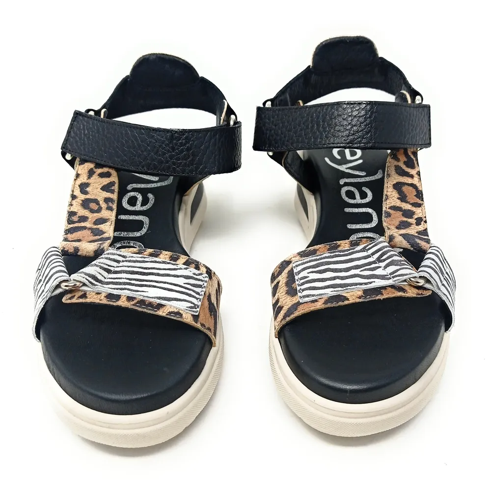 SANDALIAS LEYLAND 5401 NEGRO