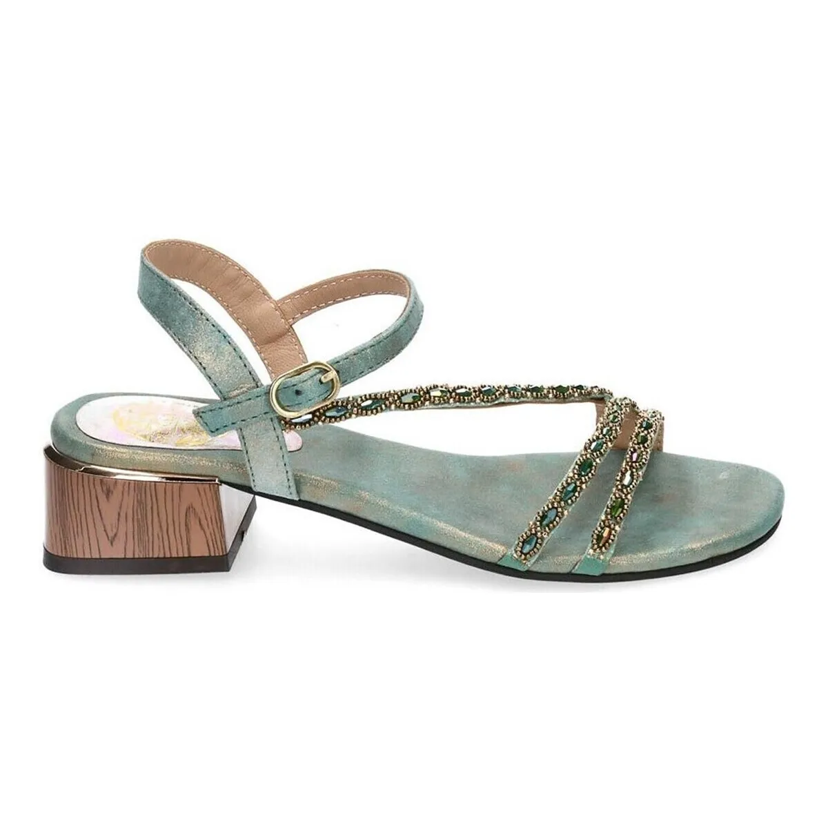 SANDALIAS PEDRERÍA ST GALLEN OLBIA TURQUESA
