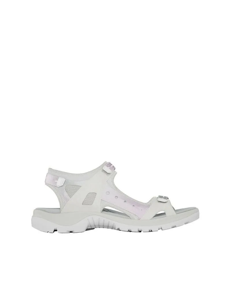 Sandalias planas mujer Ecco blancas