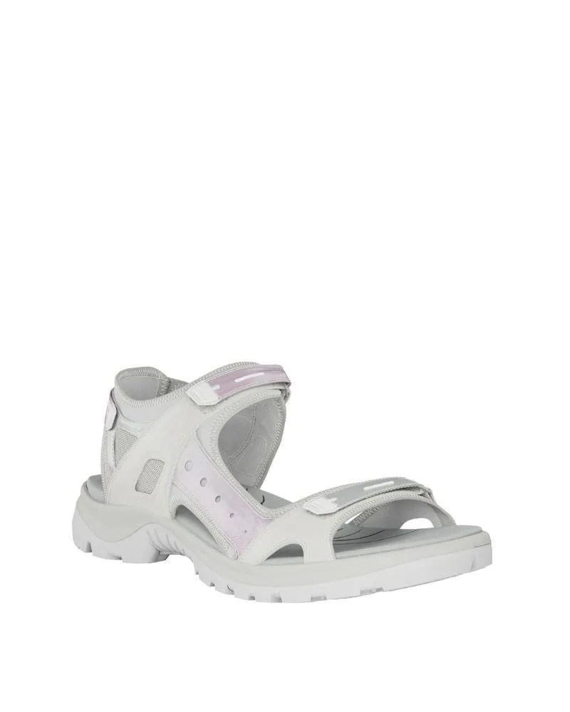 Sandalias planas mujer Ecco blancas