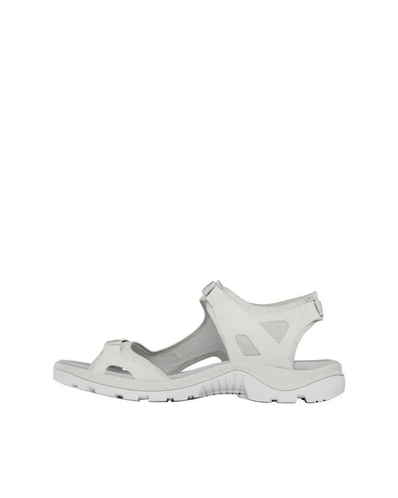 Sandalias planas mujer Ecco blancas