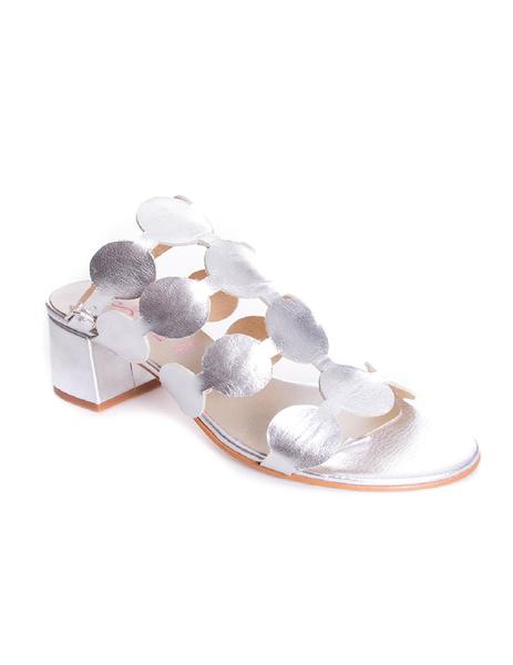 sandalias salonissimos tacon plata