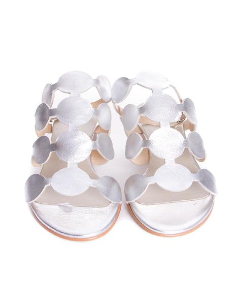 sandalias salonissimos tacon plata