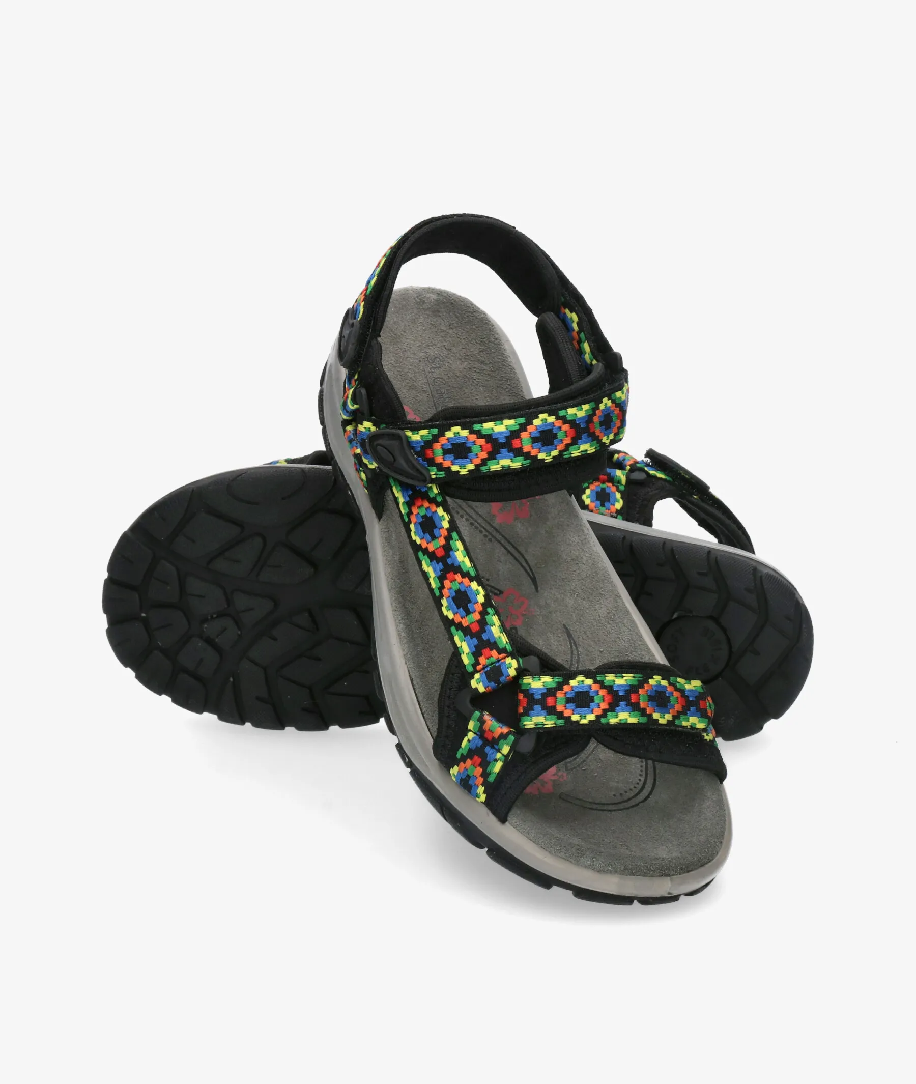 Sandalias St. Gallen  BIDASOA  en negro