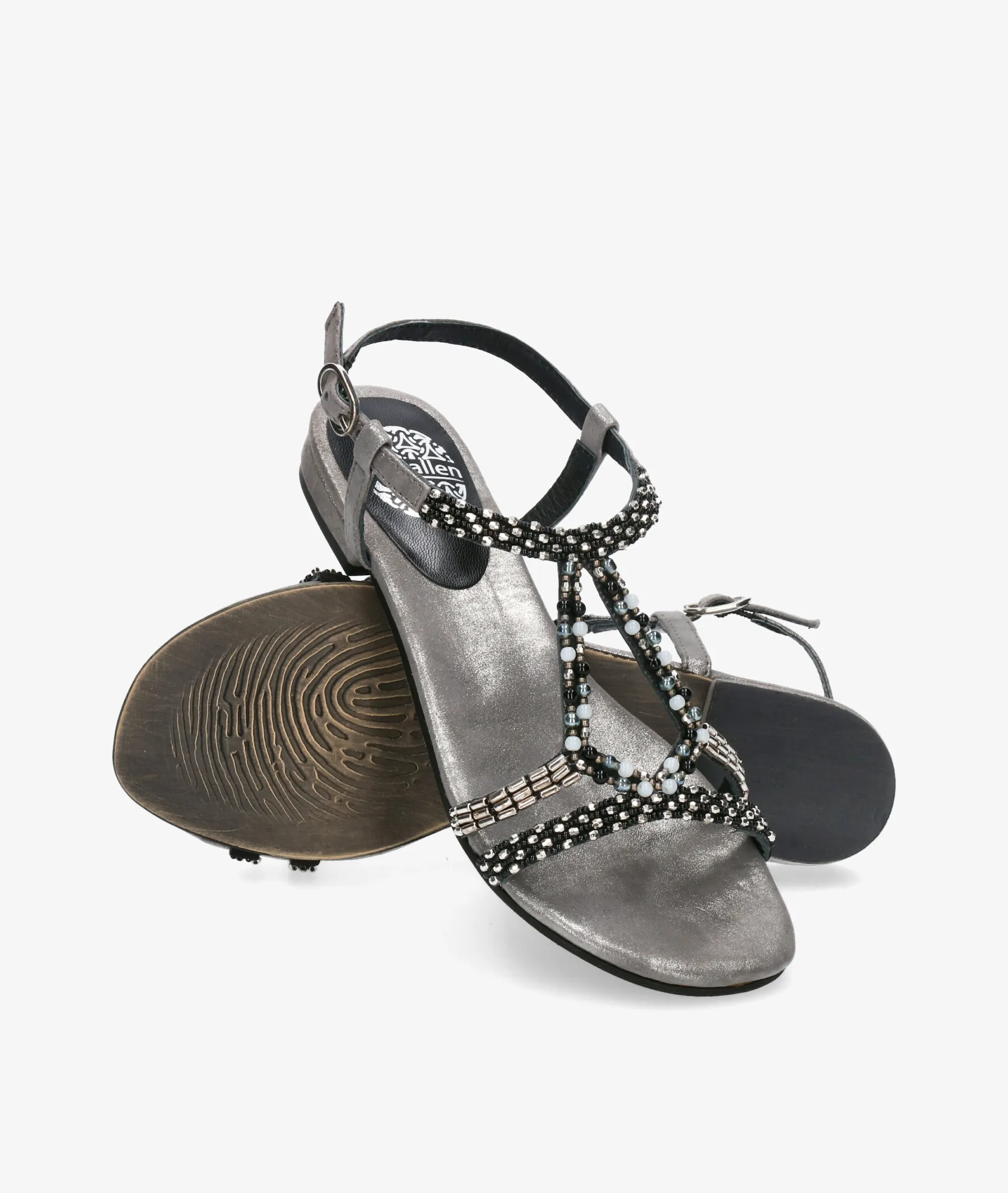 Sandalias St. Gallen K12586 MONREALE en negro