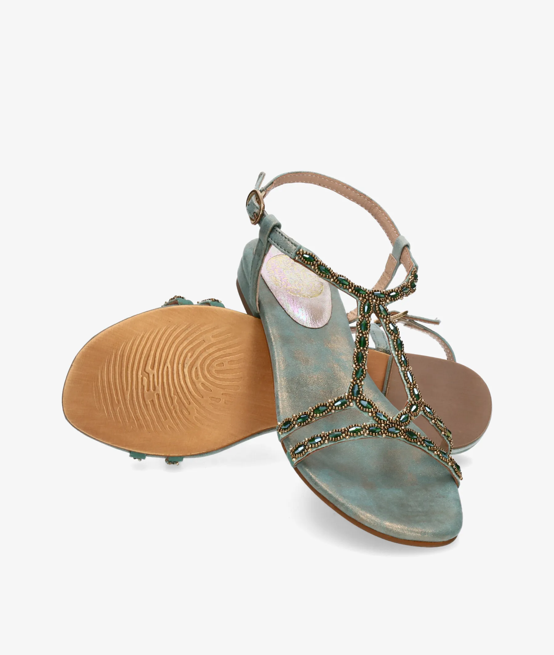 Sandalias St. Gallen K12593 MONREALE en turquesa