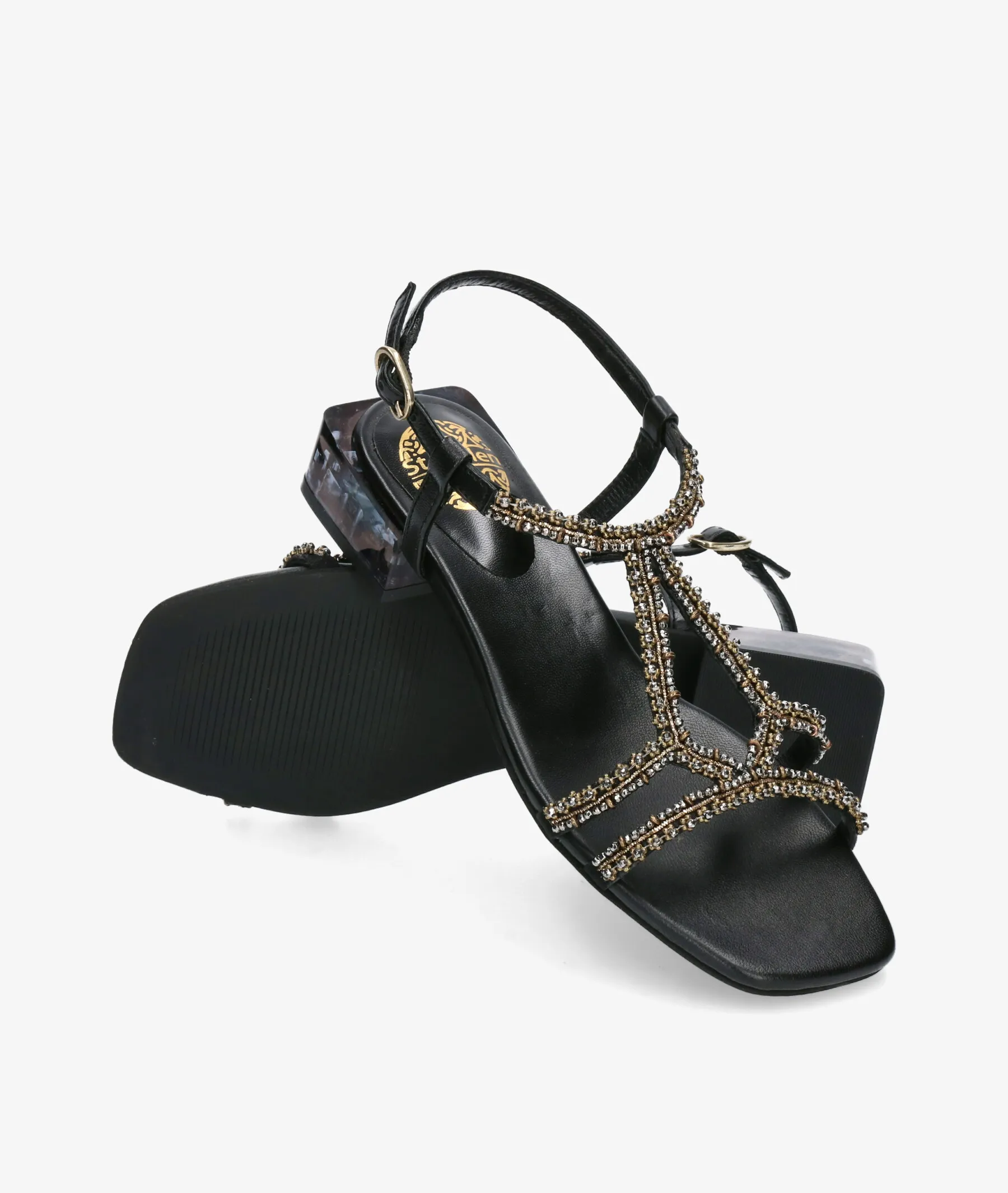 Sandalias St. Gallen  K13292 MAZARA en negro