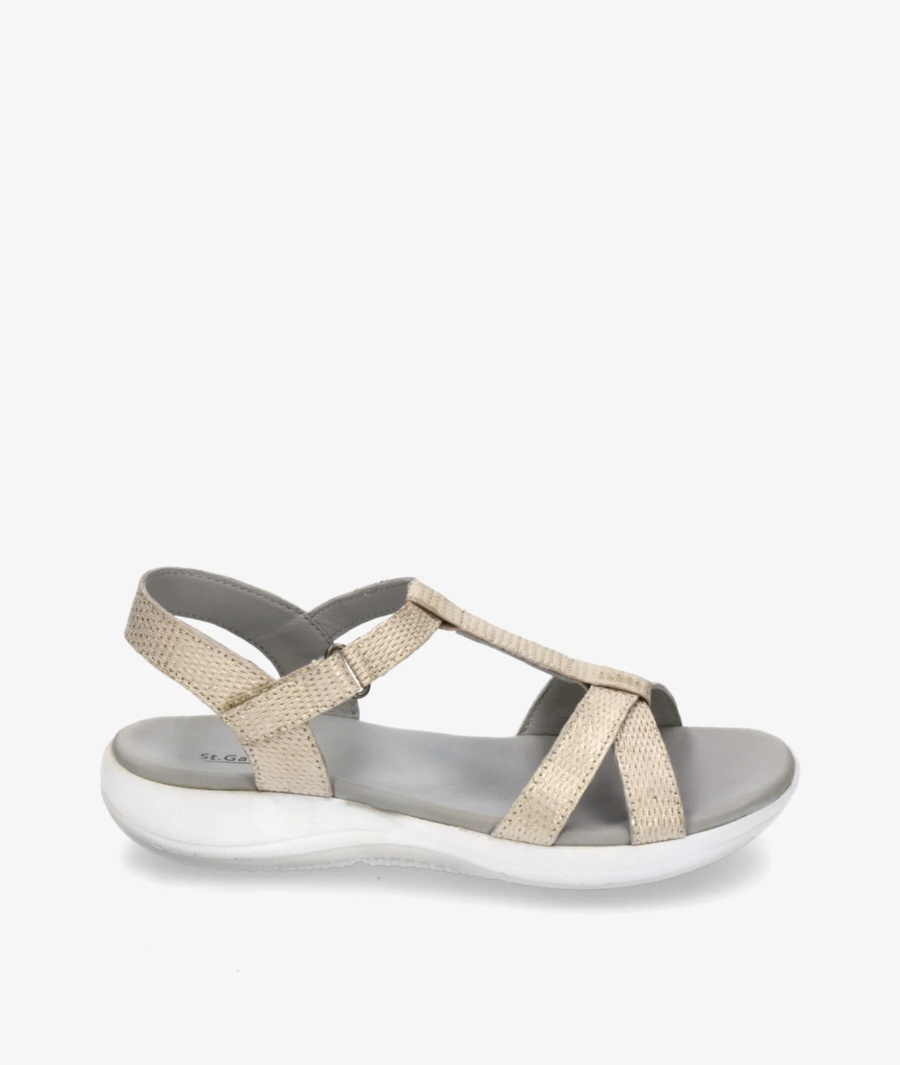 Sandalias St. Gallen  MARIA en oro
