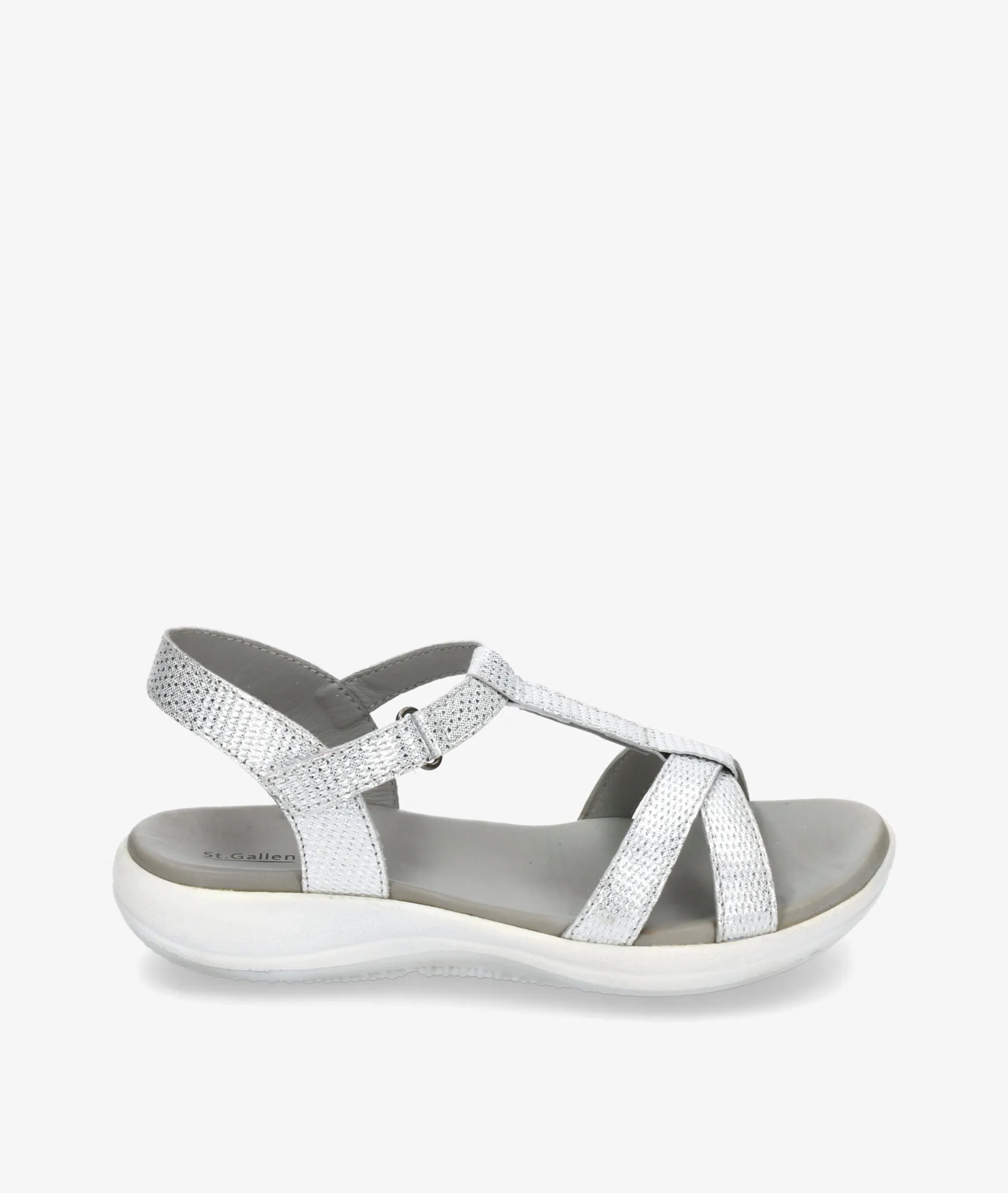 Sandalias St. Gallen  MARIA en plata