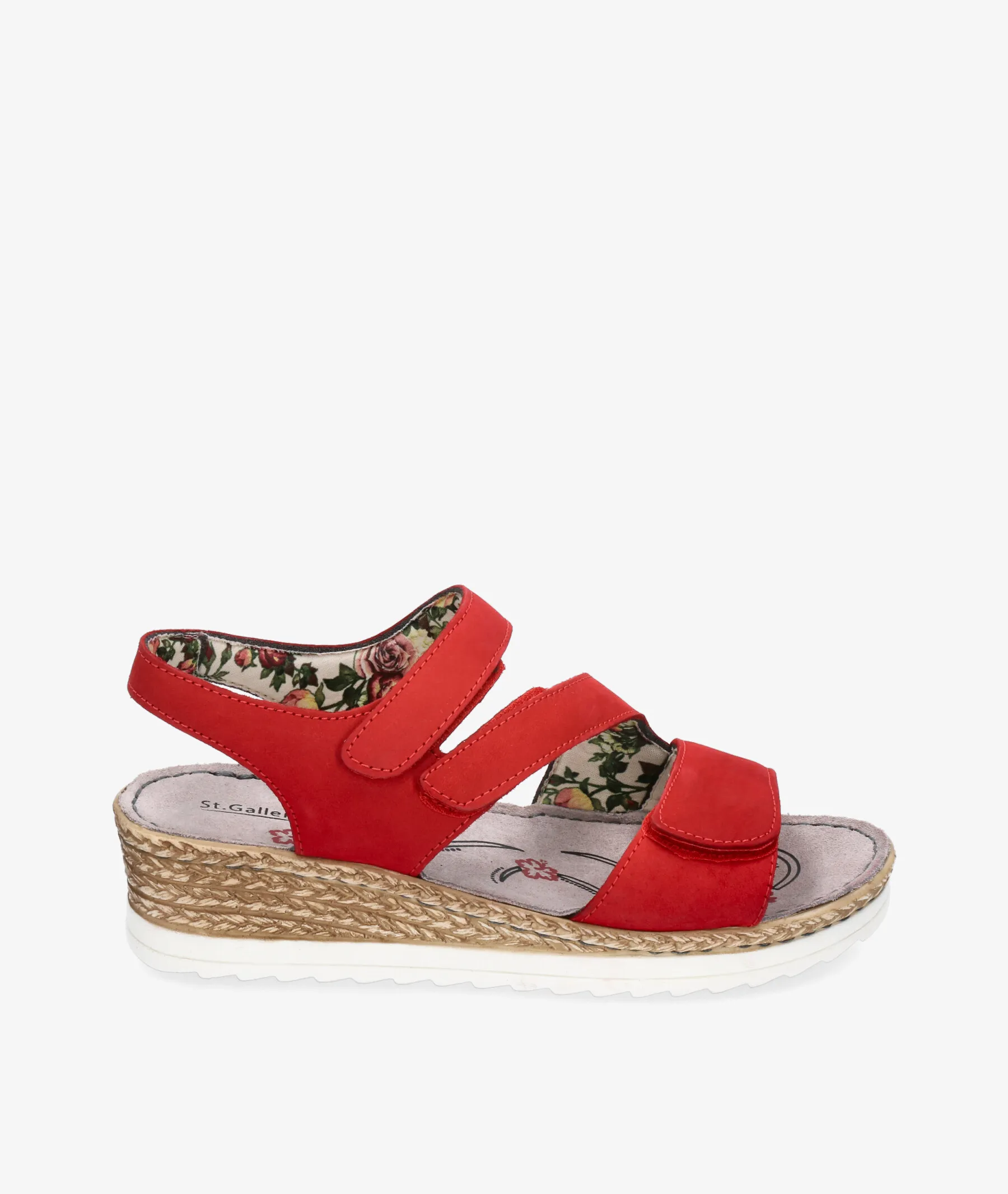Sandalias St. Gallen NAPOLI en rojo