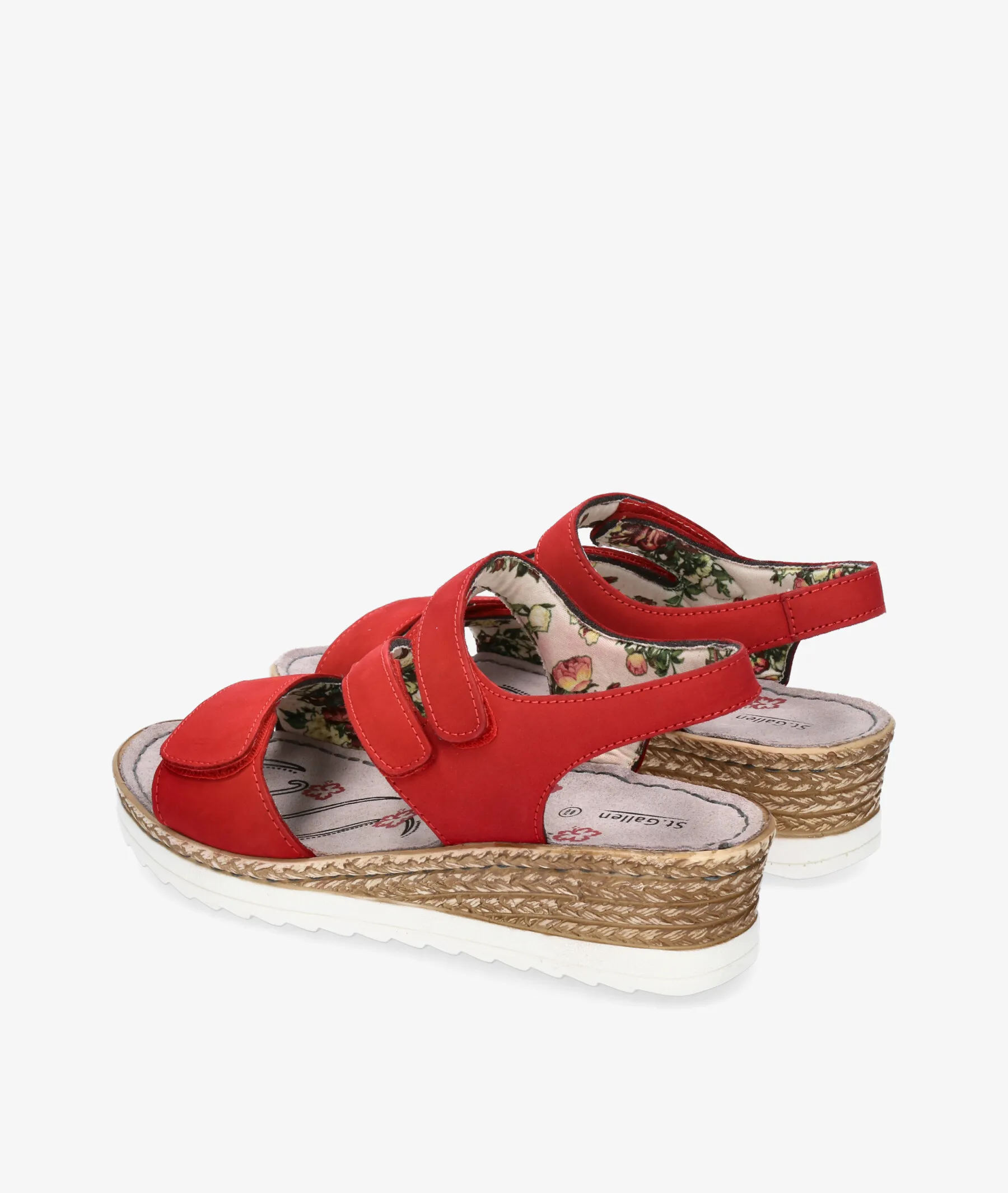 Sandalias St. Gallen NAPOLI en rojo