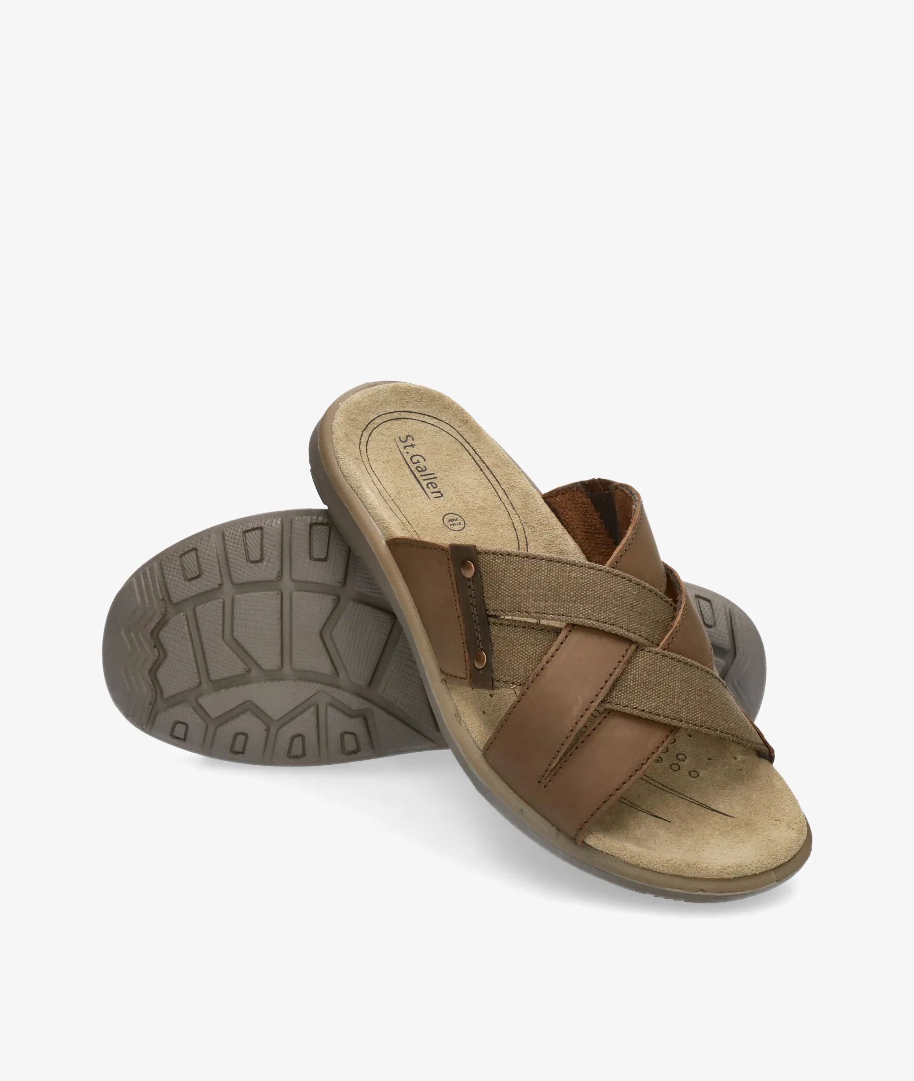 Sandalias St. Gallen  PELOPIN en cuero