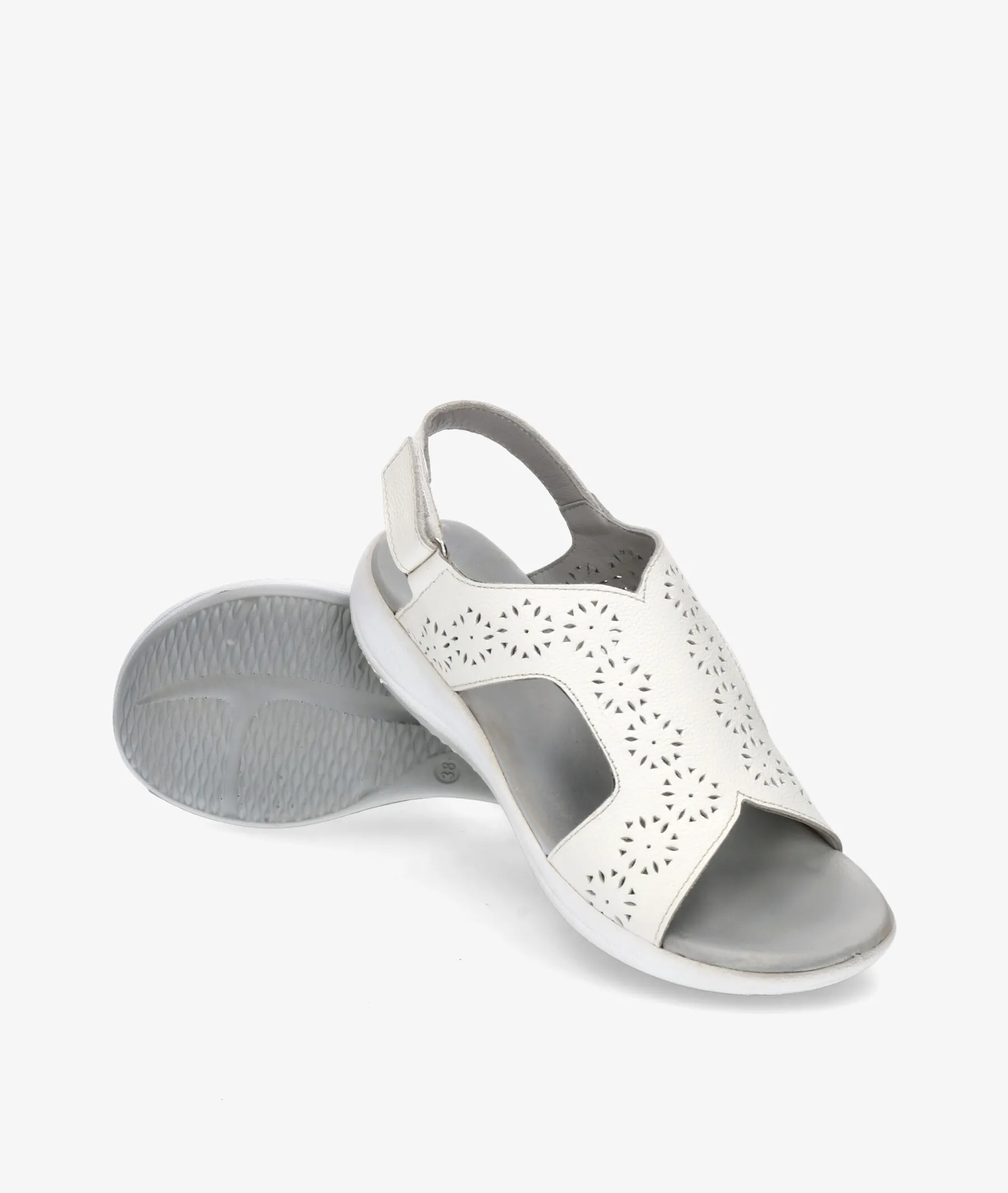 Sandalias St. Gallen  PENELOPE en blanco