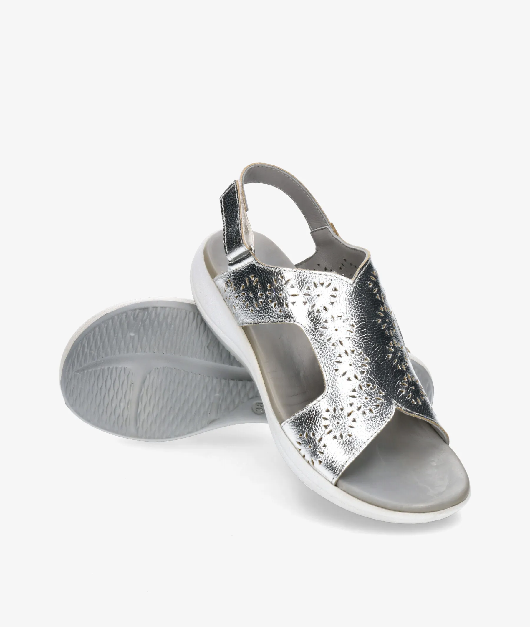 Sandalias St. Gallen  PENELOPE en plata