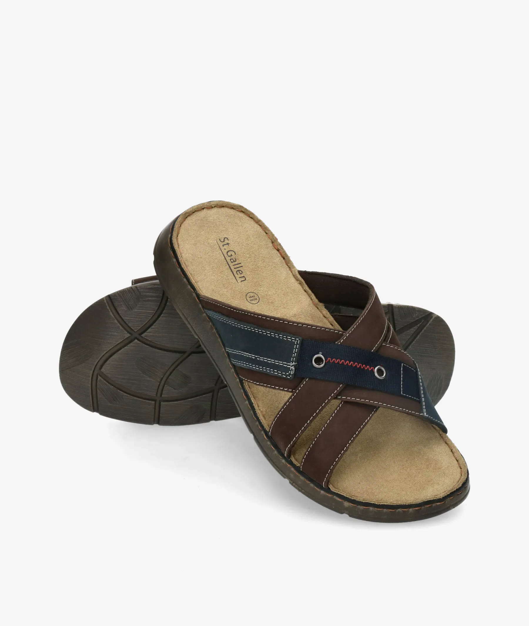 Sandalias St. Gallen  SABOCOS en marrón