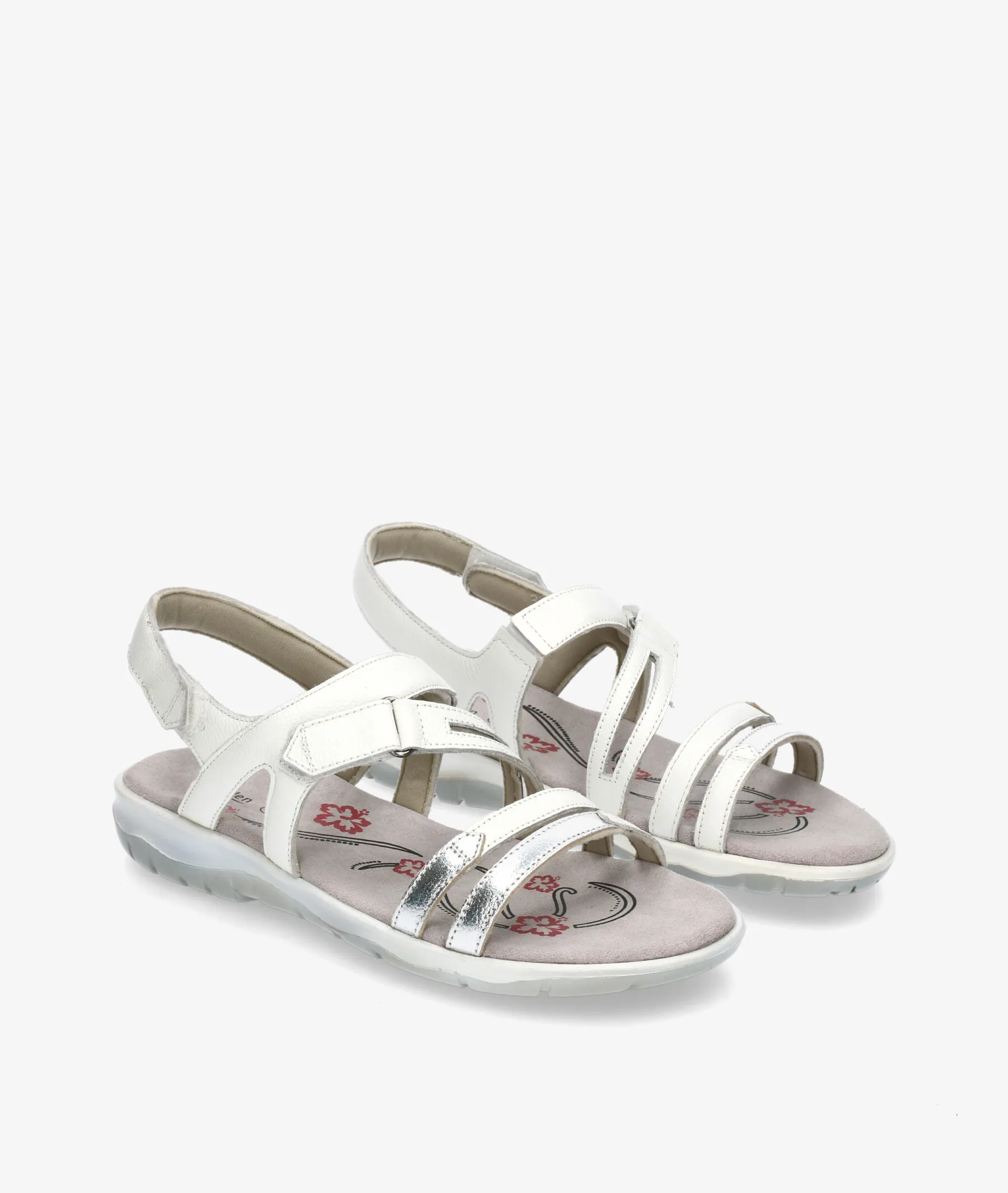 Sandalias St. Gallen  SANTANDER en blanco