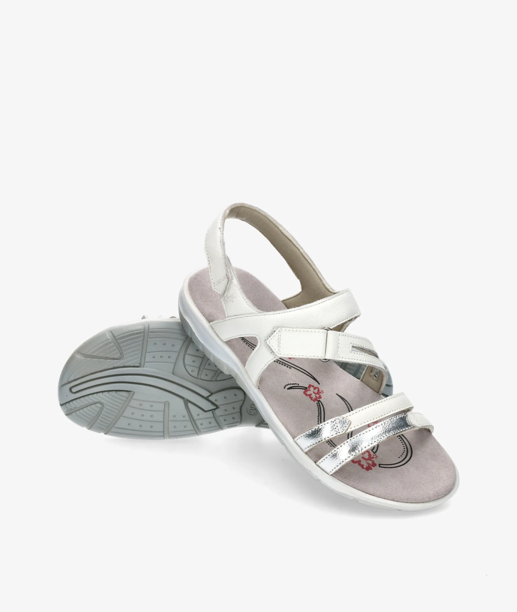 Sandalias St. Gallen  SANTANDER en blanco