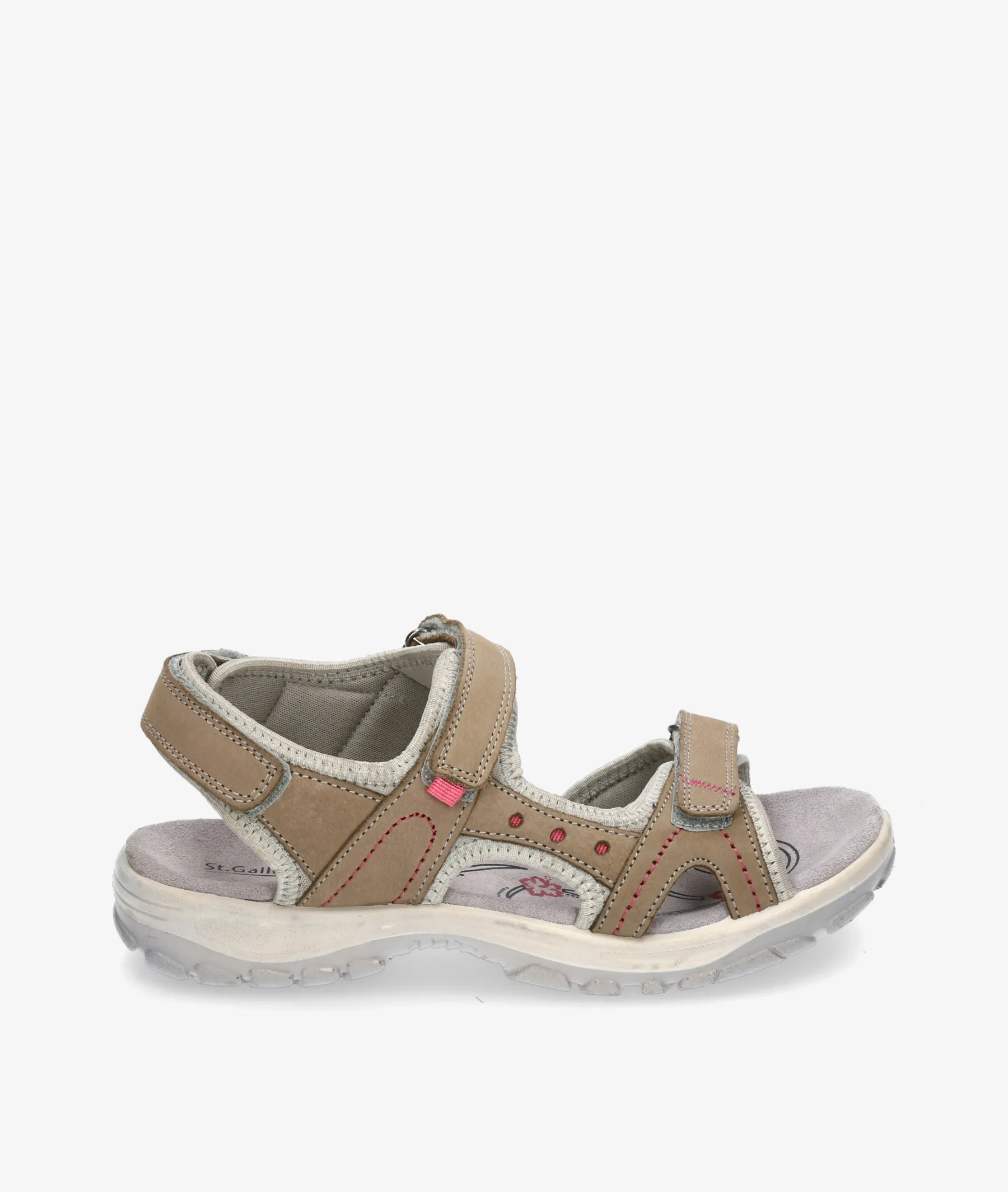 Sandalias St. Gallen  TER  en nobuck taupe