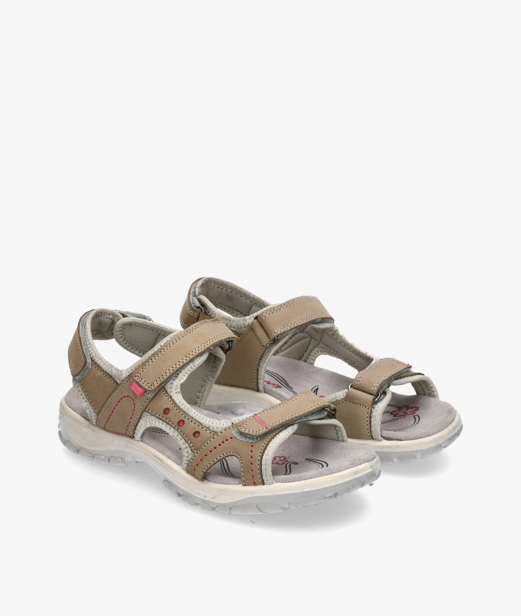 Sandalias St. Gallen  TER  en nobuck taupe