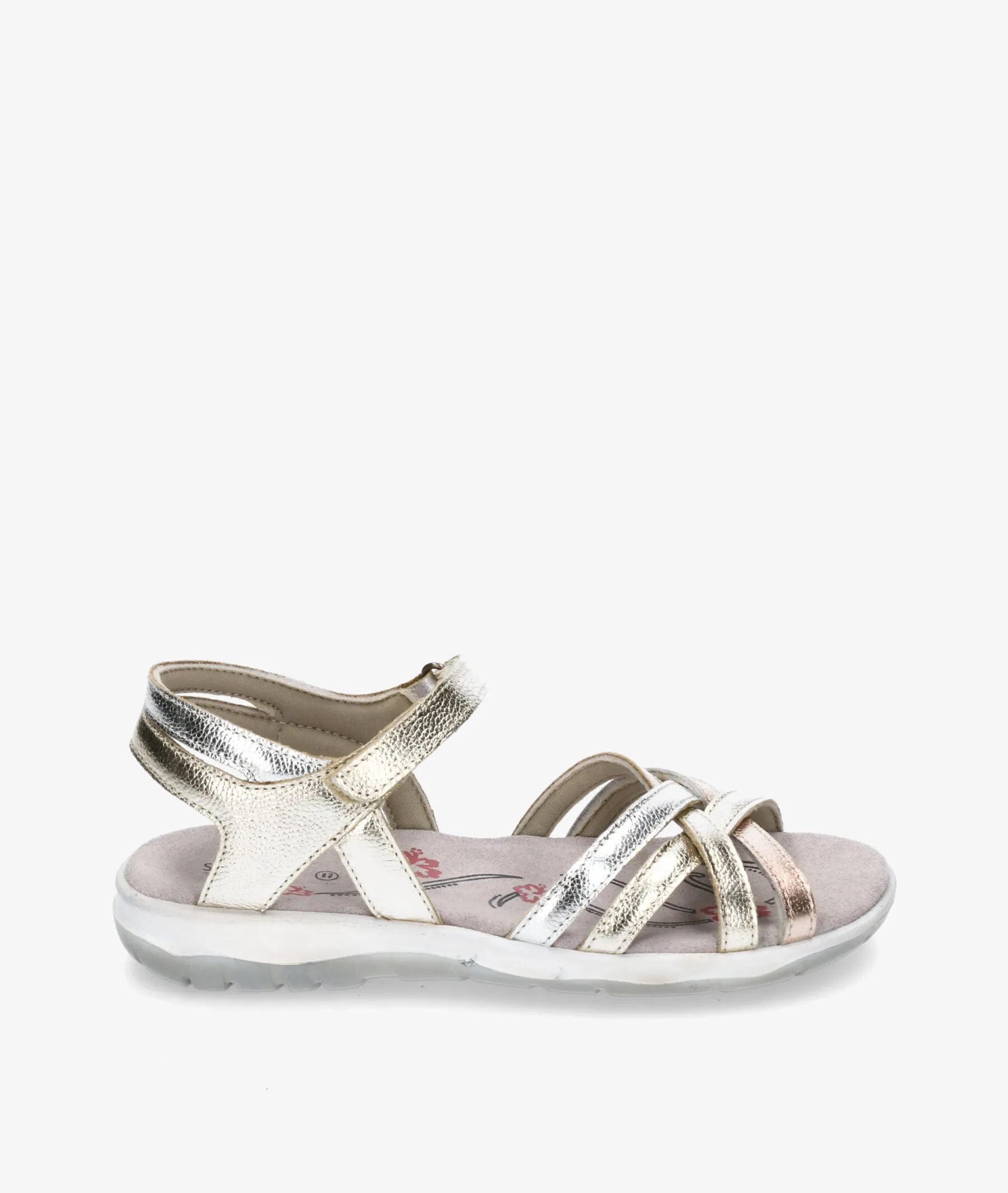 Sandalias St. Gallen  VITORIA  en platino