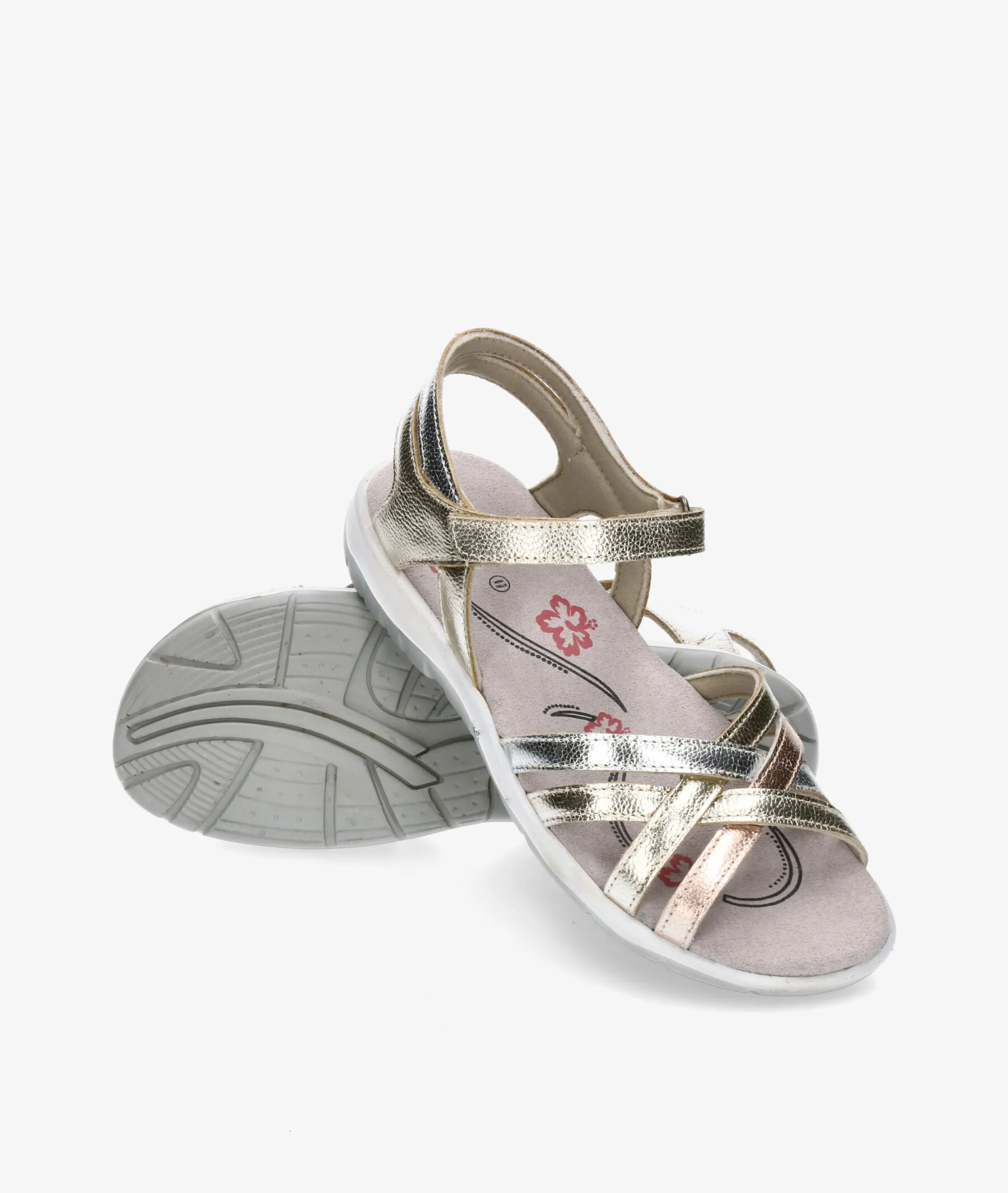 Sandalias St. Gallen  VITORIA  en platino