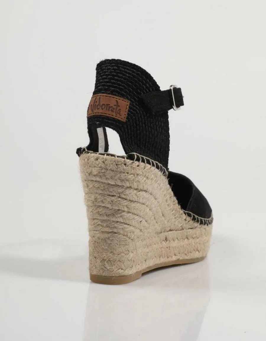  sandalias VIDORRETA 13000srti3 en Preto 82617