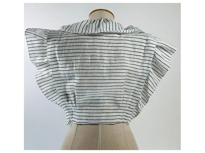 Sandro Tops Negro Blanco 