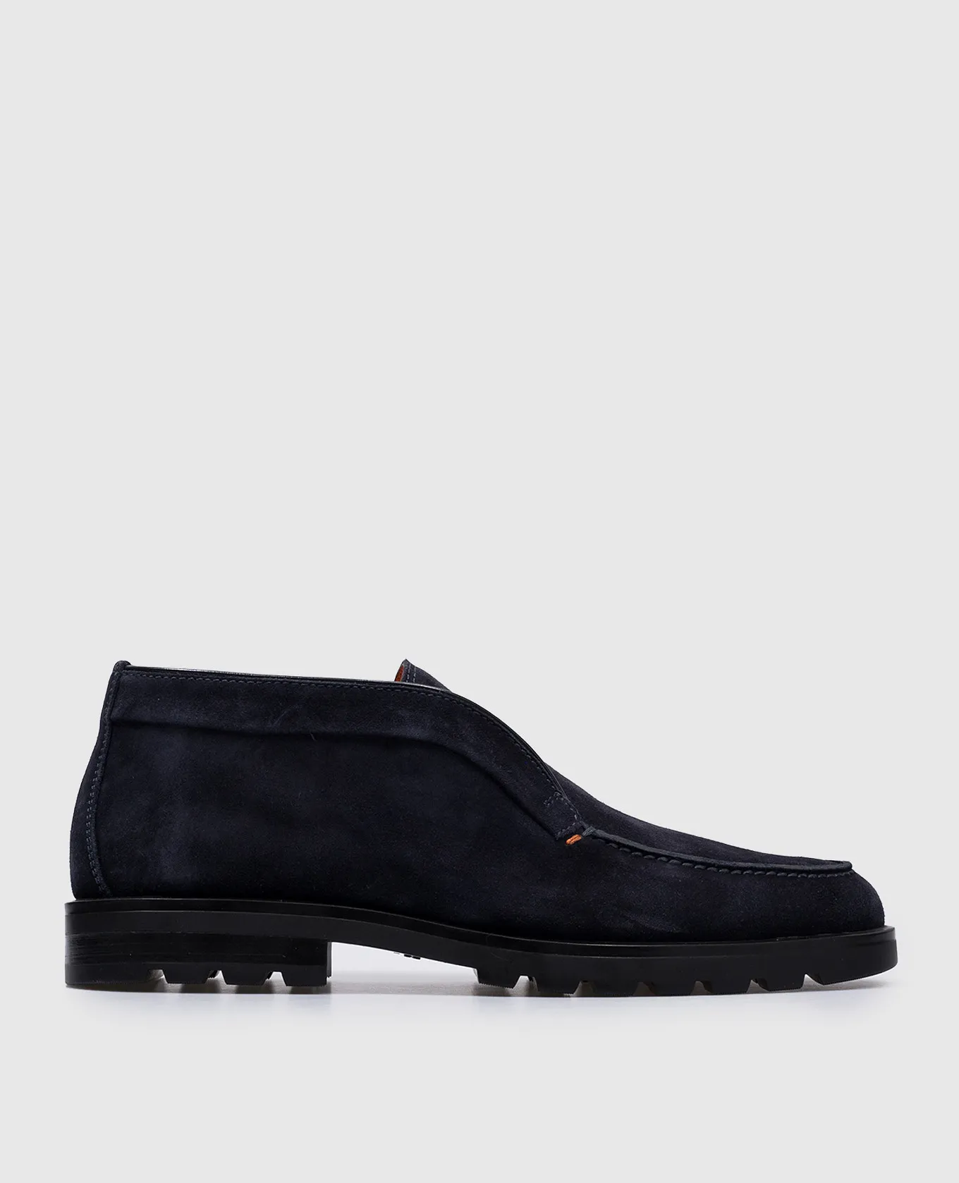 Santoni Blue suede deserts